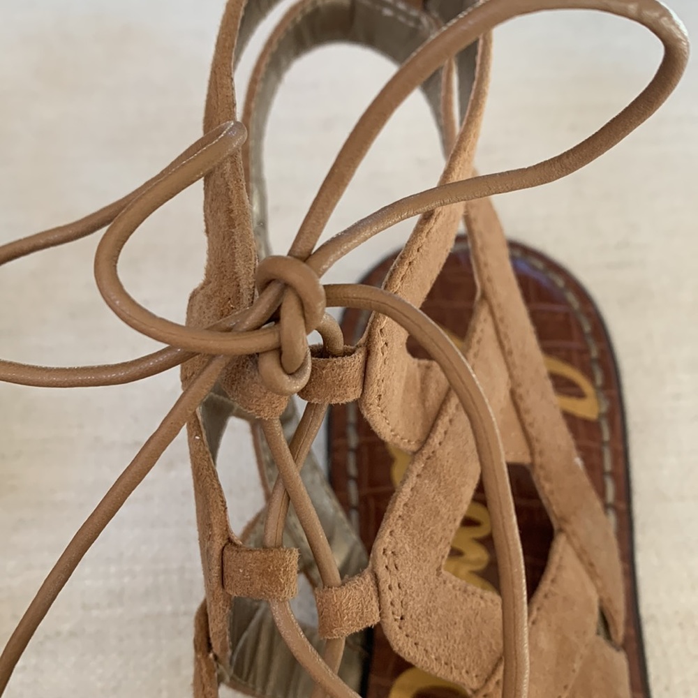 Sam Edelman Tan Gladiator sandal -7 - Picture 6 of 7